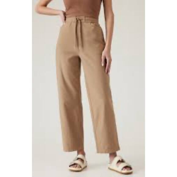 Athleta Pants - ATHLETA Farallon Crop Pants  Big Sur Brown Women's Medium Tall